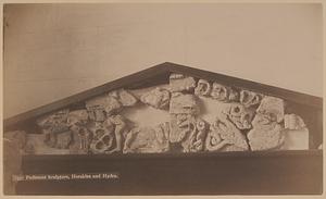 Pediment sculpture, Herakles and Hydra