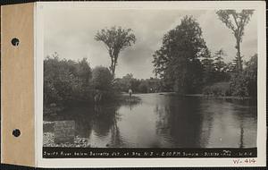 Swift River below Barretts Junction at Station N-3, Bondsville, Palmer, Mass., 2:00 PM, Sep. 15, 1932