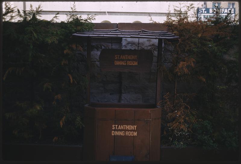 Sign for the St. Anthony Dining Room, San Francisco