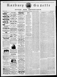 Roxbury Gazette and South End Advertiser, August 11, 1870
