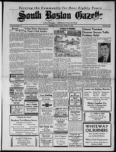 South Boston Gazette, October 23, 1958