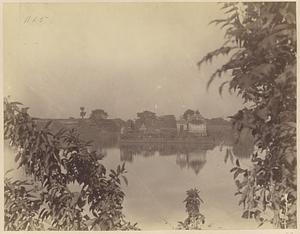 Bindusagar Temple in Bindu Sagar Lake, Bhubaneswar, India