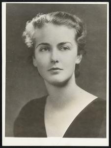 To Marry Star Pitcher --Alice Clifford Sullivan, 23, is to marry Harold "Hal" Schumacher, New York Giants' pitcher, February 1 at the St. Joseph Church in Dolgeville, N.Y., Where, when they were high school students, their romance began. Miss Sullivan is Dramatic Art Instructor of the St. Bernard Schools here.