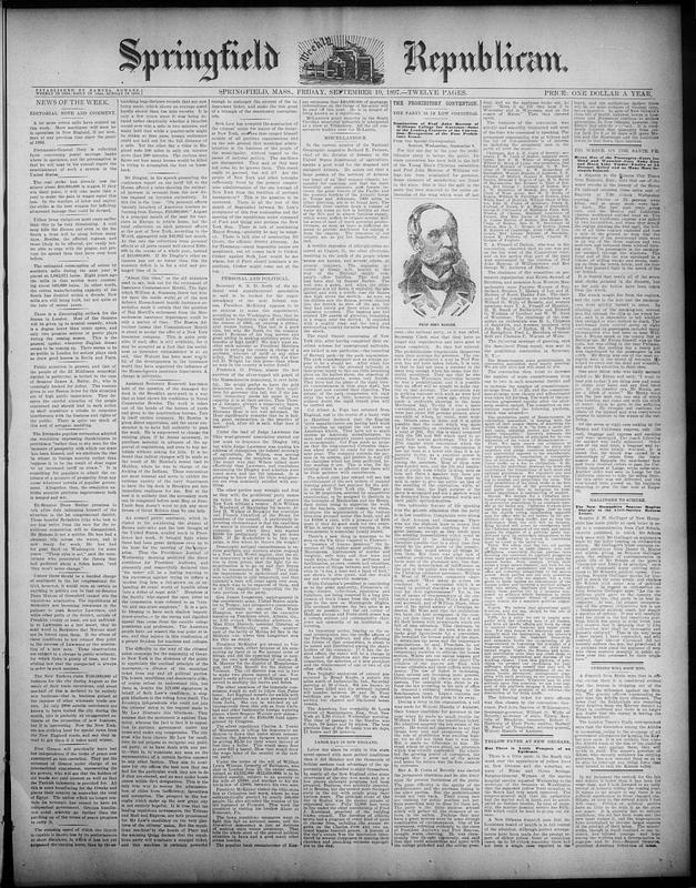 Springfield Weekly Republican - Digital Commonwealth