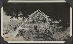 Construction of the pumping station