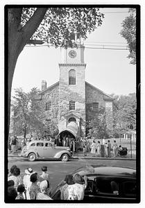 Wedding of Kinsman's daughter at Newburyport