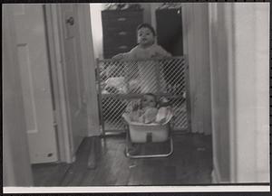 Young boy and baby