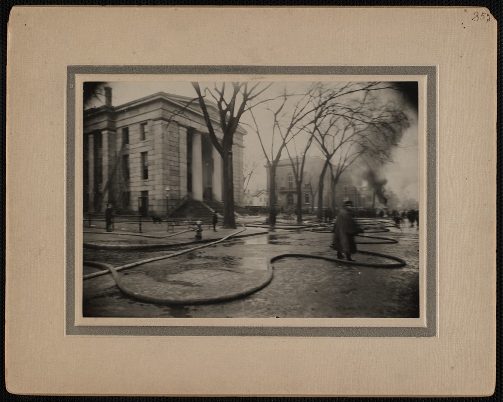 Fire, New Bedford City Hall, December 1906