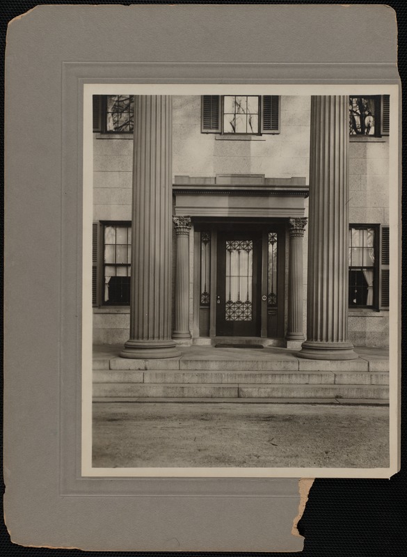 Doorway of Abraham H. Howland House, New Bedford