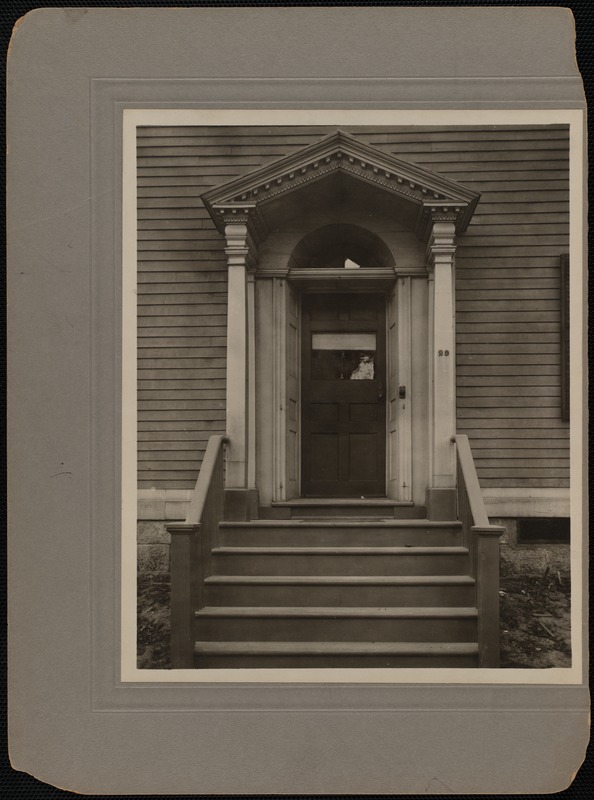 Doorway of Congdon House, New Bedford