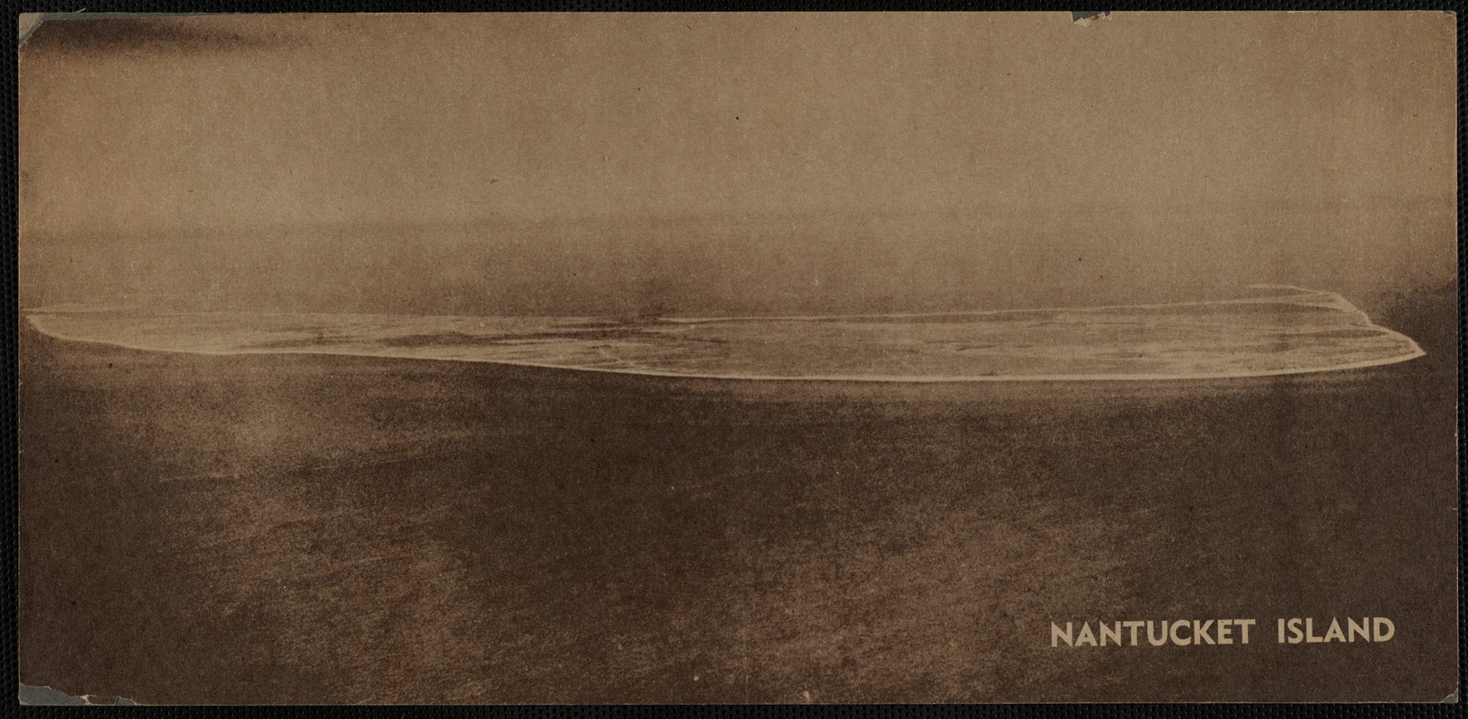 Aerial view of Nantucket Island