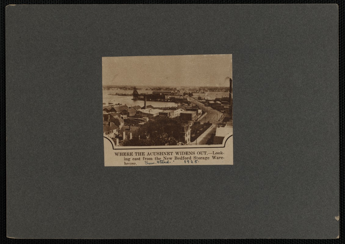 Where the widens out roof top view looking east from the New