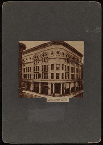 Facade of Merchants National Bank, New Bedford, MA