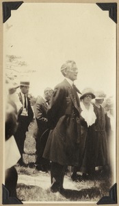 Planting of the Clara Barton tree on Carlisle Common, by the school children, Memorial Day, 1924 Charles Sumner Young giving the address- author of "The life of Clara Barton"