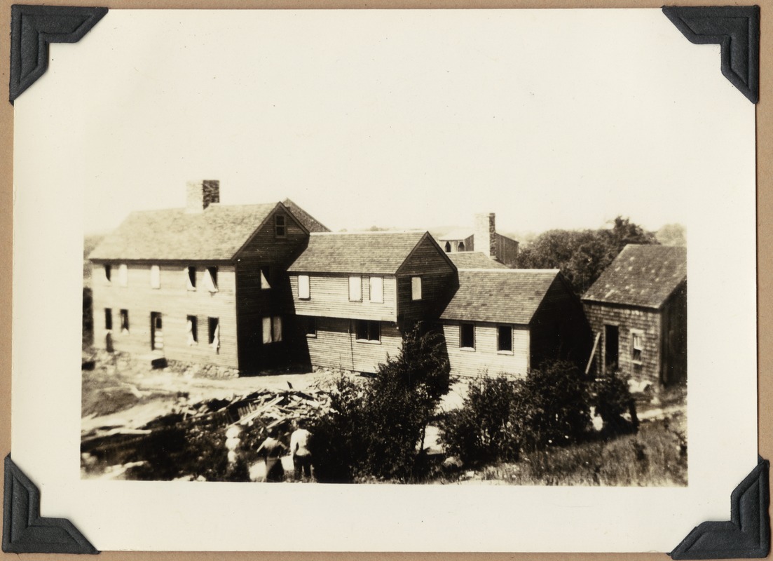 Lt. John 3 Andrews house in Essex, Mass., being remodeled in 1933.