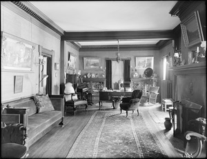 Mr. George Gibson sitting room, Commonwealth Avenue, Brookline