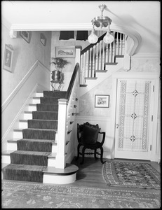 Mr. Weber hall and stairway, Brookline