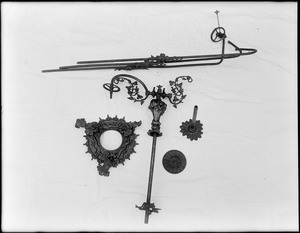 Gas fixtures, Timothy Dodd House, 190 Salem Street, North End, Boston, Mass.