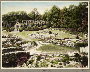 Rock garden, Franklin Park, taken from tower