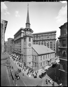 Old South Meeting House at Washington Street and Milk Street