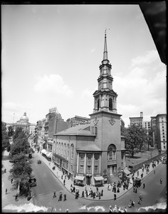 Park Street Church at Park Street and Tremont Street