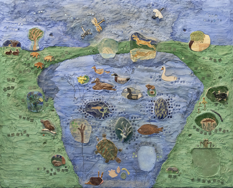 Ecosystem of a pond Digital Commonwealth