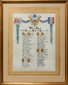 Winsor School overseas roll of honor, 1914-1918