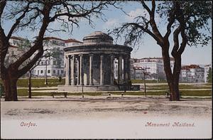 Corfou. Monument Maitland