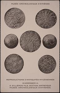 Musée Archaeologique d'Athènes. Reproductions d'antiquités Mycéniennes