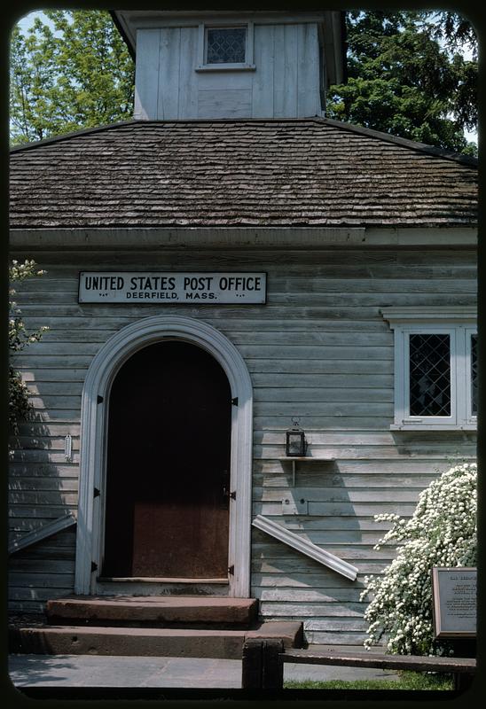 United States Post Office, Deerfield, Massachusetts Digital Commonwealth