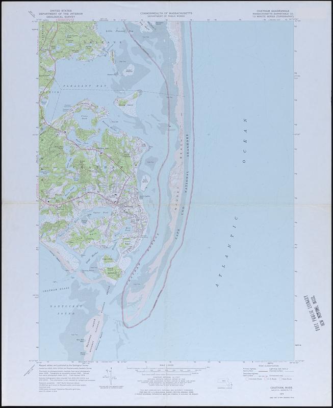 Chatham Quadrangle Massachusetts, Barnstable Co.