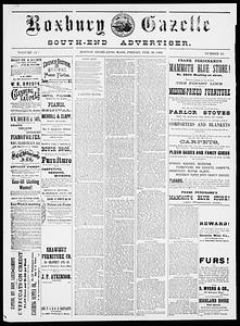 Roxbury Gazette and South End Advertiser, February 10, 1888