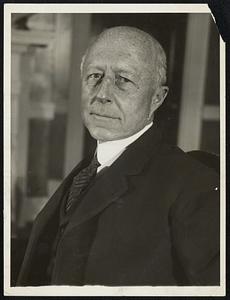 Secretary of the Navy Here is Charles F. Adams, who is Secretary of the Navy in the cabinet of President Herbert Hoover.