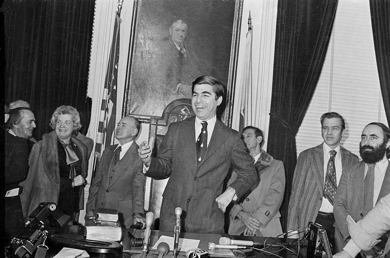 Governor Dukakis last day in office