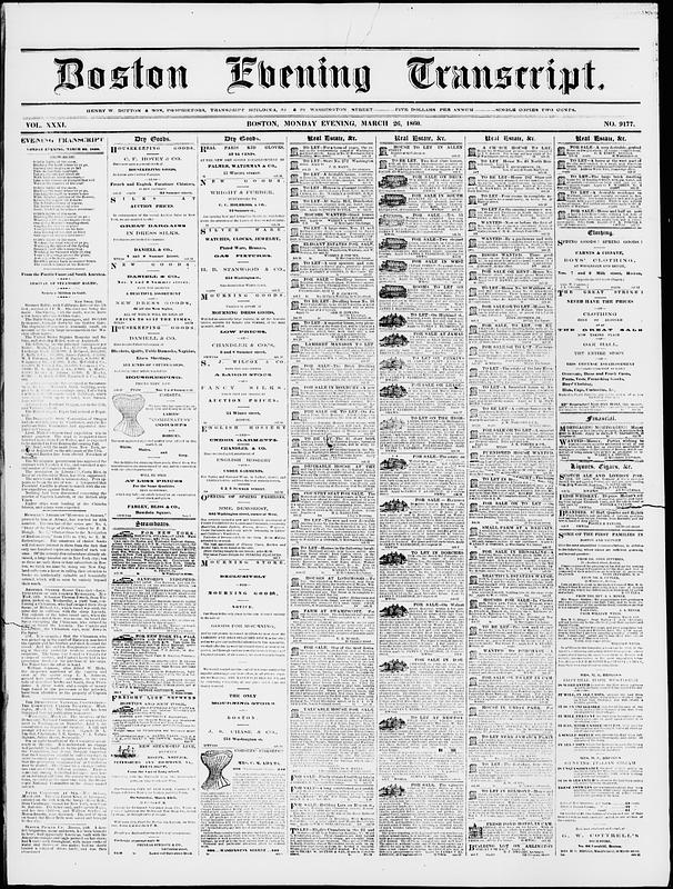 Boston Evening Transcript - Digital Commonwealth