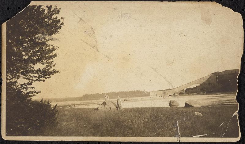 Boston Ice House Company building on south side of Lake Massapoag