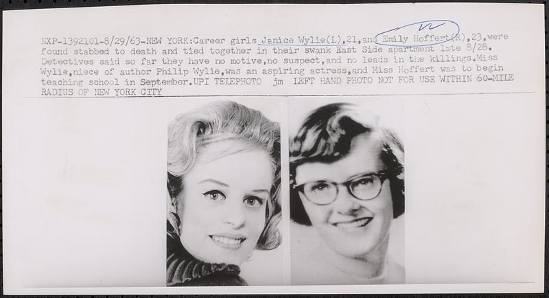 Janice Wylie and Emily Hoffert