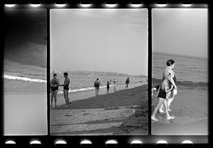 People at a beach
