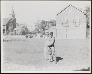 Susan Richards and a student at Columbia Park