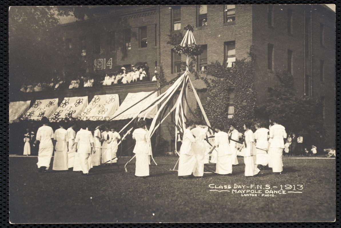 Class Day - F.N.S. 1913 - maypole dance -