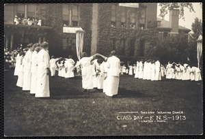 Swesih weaving dance. Class Day - F.N.S. - 1913