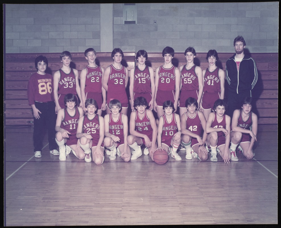 Photograph [realia], boys basketball (middle school)