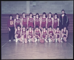 Photograph [realia], boys basketball (middle school)