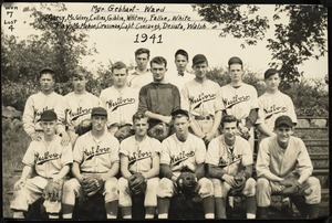 Photograph [realia], 1941 baseball team
