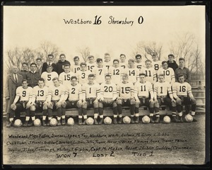Photograph [realia], 1940 football team