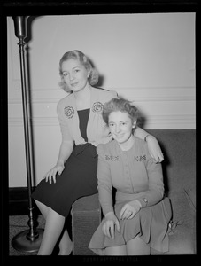 Portrait of two unidentified women