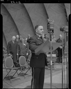 Ad men convention, Hatch Shell, WAAB, possibly William A. Viscounte
