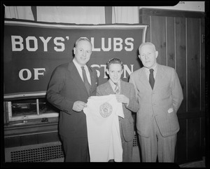 Boys' Club of Boston dinner, with Arthur T. Burger on left