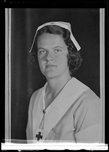 Unidentified Red Cross nurse