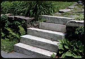 Stone steps, likely Deerfield, Massachusetts